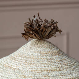 Graham and Green Terracotta Woven Basket with Lid - thumbnail 3