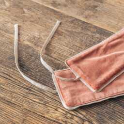 Graham and Green Set of Two Burnt Sienna Velvet Curtain Tie Backs - thumbnail 2