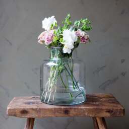 Graham and Green Small Wide Glass Vase - thumbnail 3