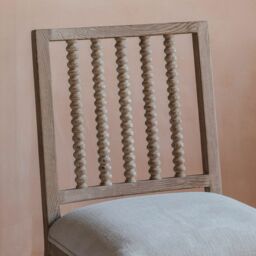 Graham and Green Abacus Linen Dining Chair - thumbnail 2