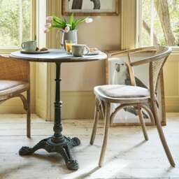Graham and Green Lucien Wicker Wishbone Chair - thumbnail 1