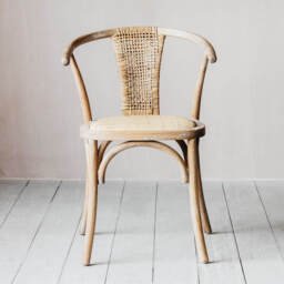 Graham and Green Lucien Wicker Wishbone Chair - thumbnail 3