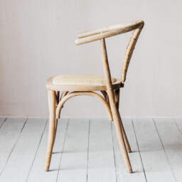 Graham and Green Lucien Wicker Wishbone Chair - thumbnail 4