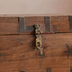 Graham and Green Vintage Dark Wooden Storage Box - thumbnail 6