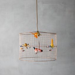 Graham and Green Small Voliéres Bird Cage Pendant - thumbnail 2