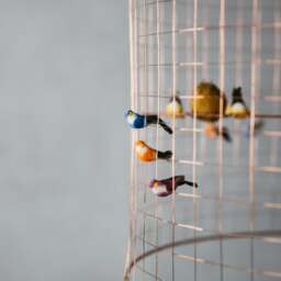 Graham and Green Small Voliéres Bird Cage Pendant - thumbnail 3