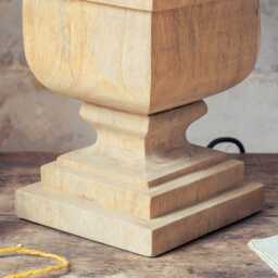 Graham and Green Albia Wooden Table Lamp - thumbnail 3