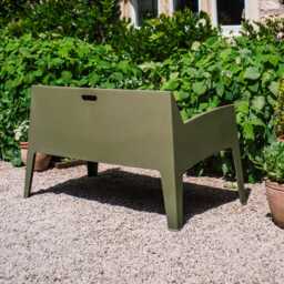 Graham and Green Hansen Green Outdoor Sofa - thumbnail 2