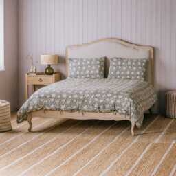 Graham and Green Cassia Hand-Block Printed King Size Duvet Set - thumbnail 2
