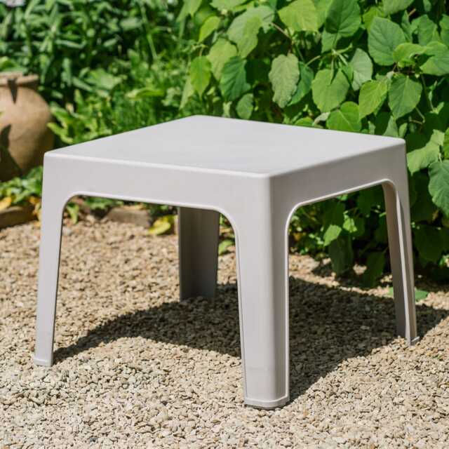 Graham and Green Hansen Grey Outdoor Side Table
