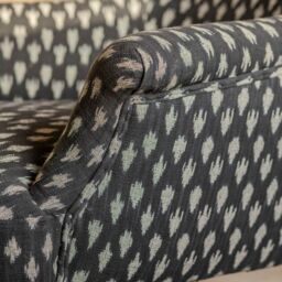 Graham and Green Avree Black Ikat Armchair - thumbnail 6