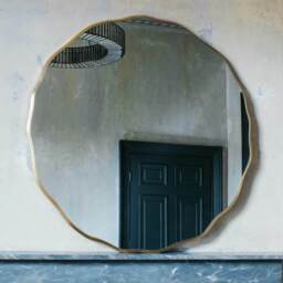 Graham and Green Matilda Round Gold Mirror - thumbnail 3