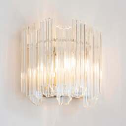 Graham and Green Tubular Glass Wall Light - thumbnail 3