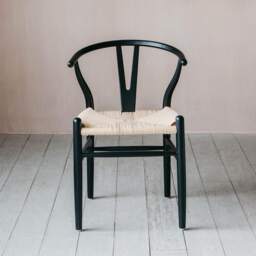 Graham and Green Black Rattan Emperor Chair - thumbnail 6