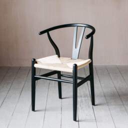 Graham and Green Black Rattan Emperor Chair - thumbnail 4