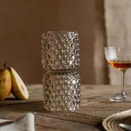 Graham and Green Small Grey Stacked Bubble Tealight Holder - thumbnail 2