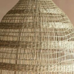 Graham and Green Iver Large Seagrass Ceiling Light - thumbnail 2