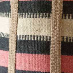 Navy and Pink Jute Storage Basket - thumbnail 2