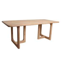 Graham and Green Noa Teak Wood Large Rectangular Outdoor Dining Table - thumbnail 6