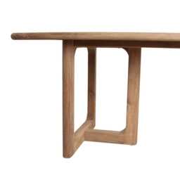 Graham and Green Noa Teak Wood Large Rectangular Outdoor Dining Table - thumbnail 5