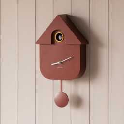 Red Cuckoo Wall Clock - thumbnail 1