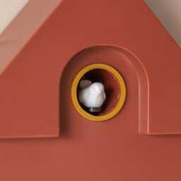 Red Cuckoo Wall Clock - thumbnail 2