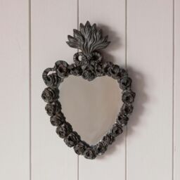 Graham and Green Ex-Voto Dark Heart Wall Mirror - thumbnail 1
