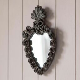Graham and Green Ex-Voto Dark Heart Wall Mirror - thumbnail 2