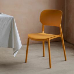 Graham and Green Sully Ochre Dining Chair - thumbnail 2