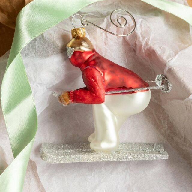 Graham and Green Skiing Man Christmas Tree Decoration - image 1