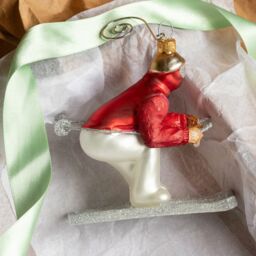 Graham and Green Skiing Man Christmas Tree Decoration - thumbnail 2