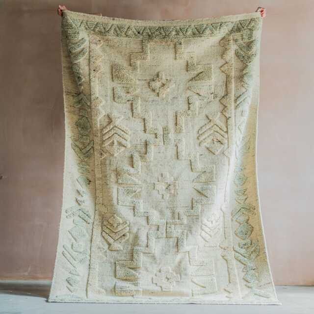 Graham and Green Wren Hand-Knotted Rug - image 1