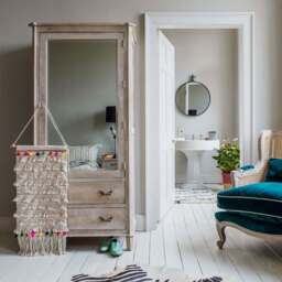 Graham and Green Chantilly Whitewashed Wardrobe - thumbnail 3