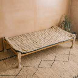 Graham and Green Asta Hand-Block Printed Day Bed Mattress - thumbnail 3