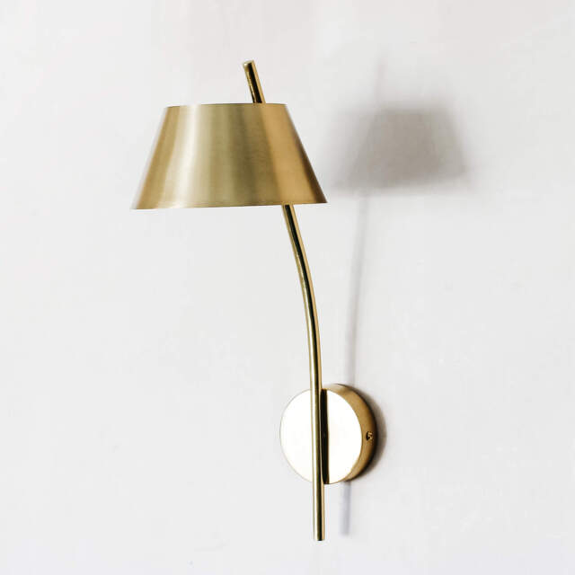 Graham and Green Miller Brass Wall Light - image 1