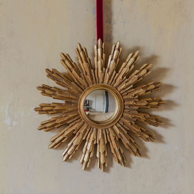 Graham and Green Round Convex Wall Mirror - image 1