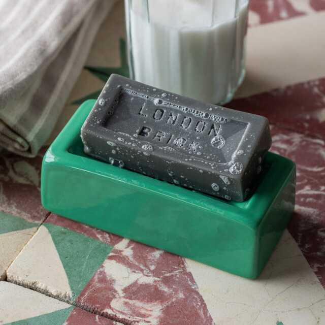 Graham and Green Green London Brick Soap Dish - image 1