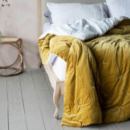 Graham and Green Alora Natural Linen Super King Size Bed - thumbnail 5