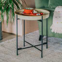 Graham and Green Taupe Berber Tray Table