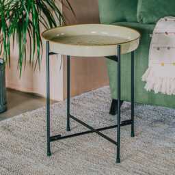 Graham and Green Taupe Berber Tray Table - thumbnail 3