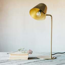 Graham and Green Rowan Brass Table Lamp - thumbnail 3