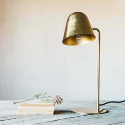 Graham and Green Rowan Brass Table Lamp - thumbnail 2