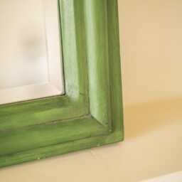 Graham and Green Green Bamboo Small Rectangular Wall Mirror - thumbnail 2