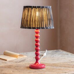 Graham and Green Freya Red Table Lamp - thumbnail 6