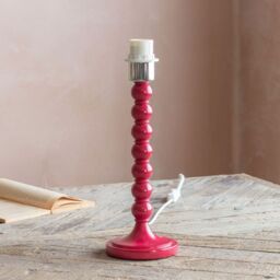 Graham and Green Freya Red Table Lamp - thumbnail 3