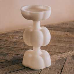 Graham and Green Tall Sphere Pillar Candle Holder - thumbnail 2