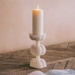 Graham and Green Tall Sphere Pillar Candle Holder