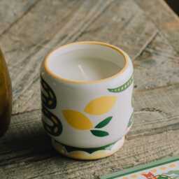 Graham and Green Snake Ceramic Lemongrass Candle - thumbnail 2