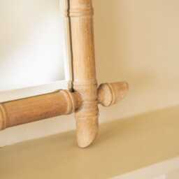 Graham and Green Bamboo Wooden Large Wall Mirror - thumbnail 2
