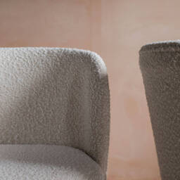 Graham and Green Set of Two Benji Boucle Dining Chairs - thumbnail 5